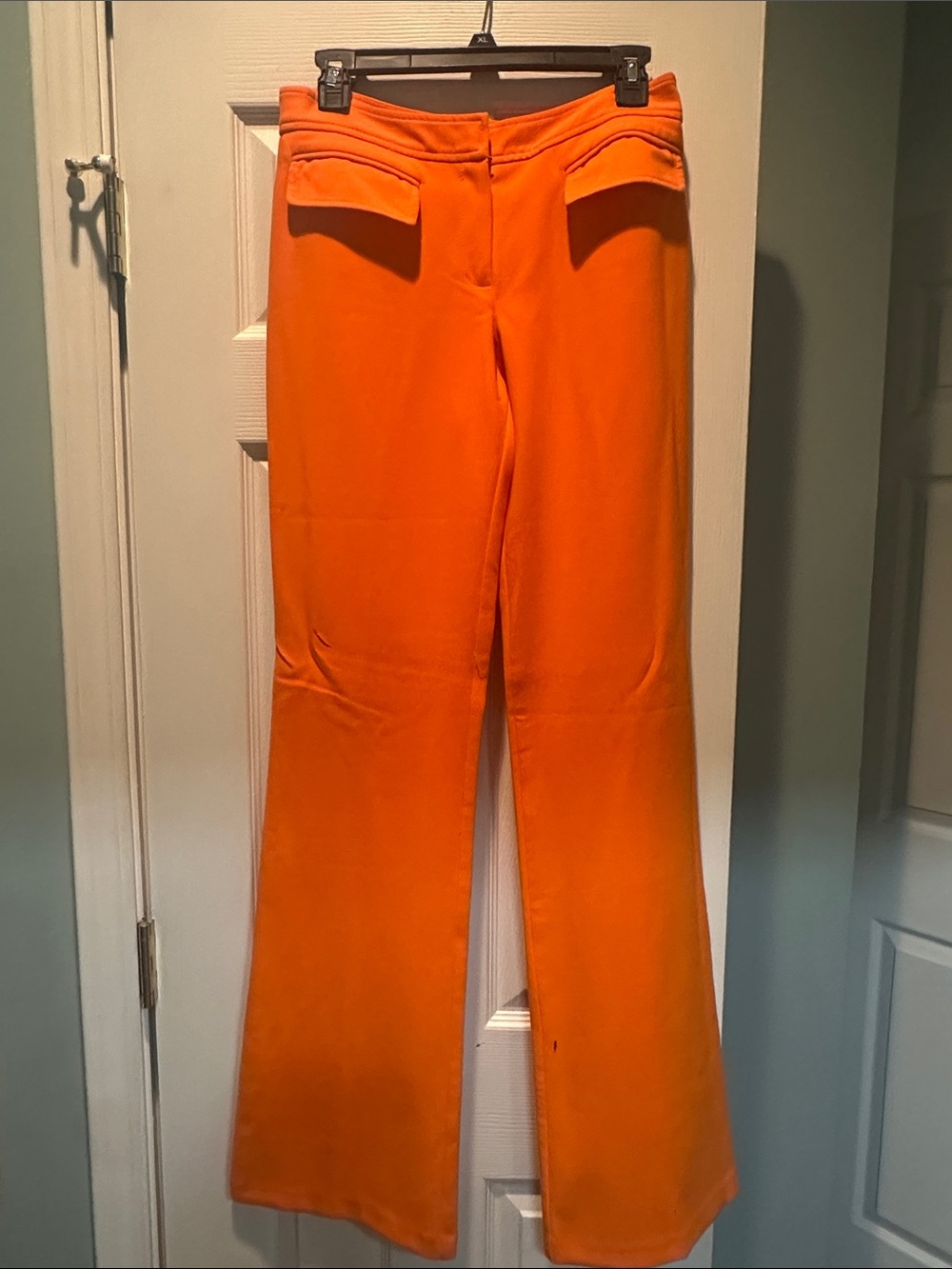 Trina Turk Bright Orange Wide-Leg Pants